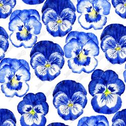 DC BOL 01 W1 DM 39 297 Blue Pansies BLUE 760 X 760