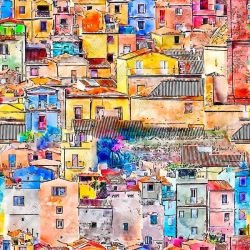 DC CIT 02 W1 DM 67 662 1 Pastel City 45 X 45